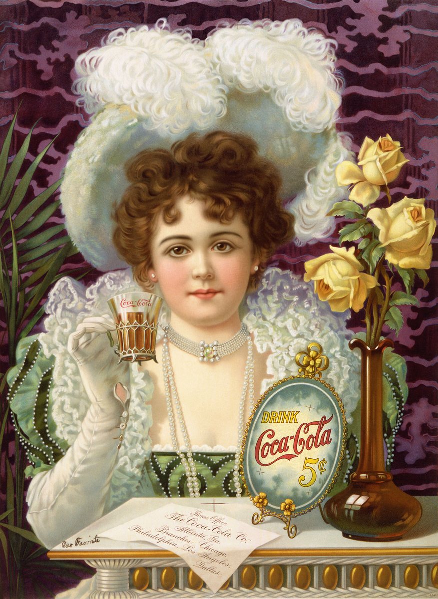 1890s Drink Coca-Cola five-cent advertisement